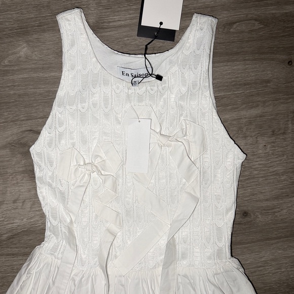 En Saison Denver Mixed Media Midi Dress - Picture 9 of 16